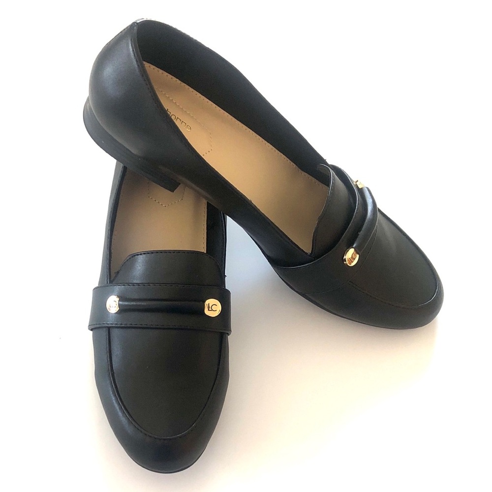 Liz Claiborne Trish Black Loafers - Size 10M - Memory Foam Comfort